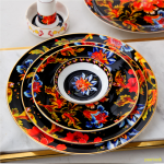 Jingdezhen bowl and dish set household Jingdezhen high-grade Chinese bone china tableware bowl and dish gift box western style